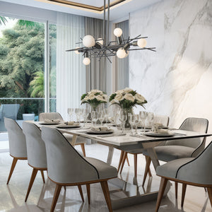 Brindille 8L Linear Chandelier - 131087 *