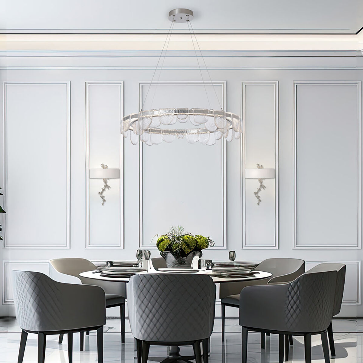 Riverbed LED circular chandelier - 139982 *