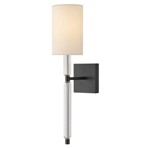 Anika 1L wall sconce - 47611BK *