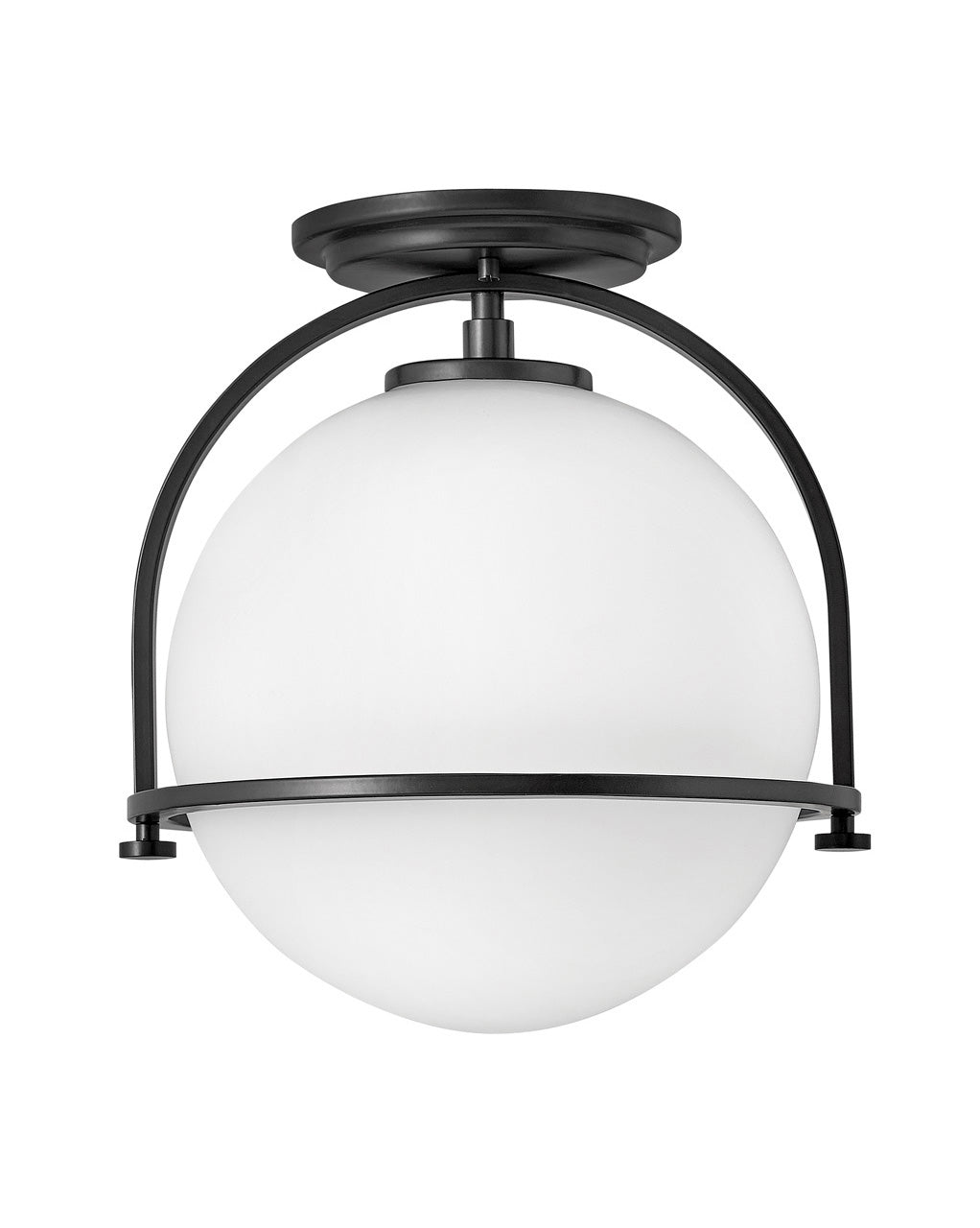 Somerset 1L semi-flush mount ceiling - 3403BK *