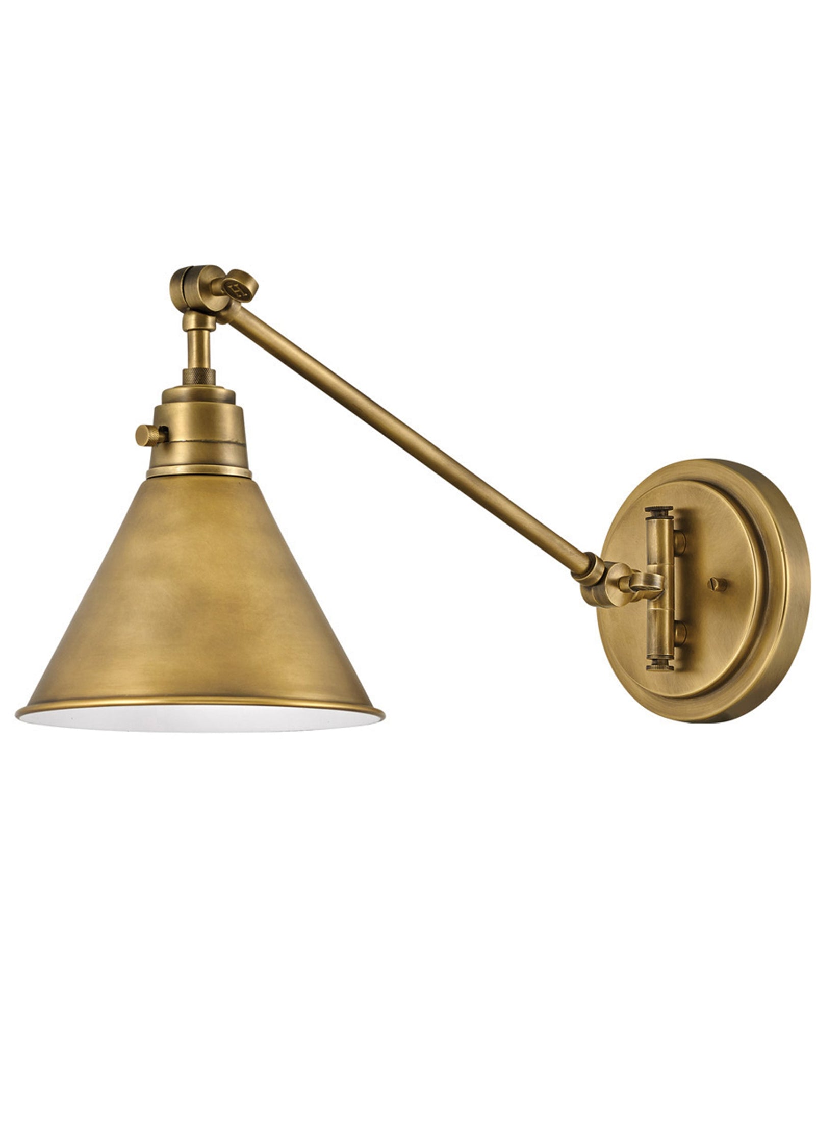 Arti 1L swing-arm wall sconce - 3690HB *
