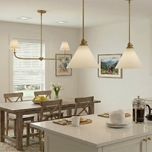 Greta 2L linear chandelier - 45164HB