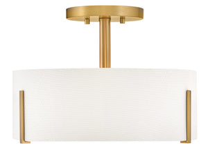 Halle 3L semi-flush mount - 47571LCB *
