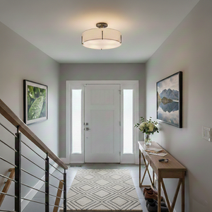 Halle 4L semi-flush mount - 47573BK *
