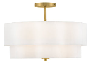 Gwen 4L semi-flush mount - 47733LCB *