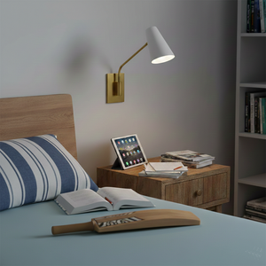 Bray 1L Swing Arm Single Light Sconce - 48310LCB-CI