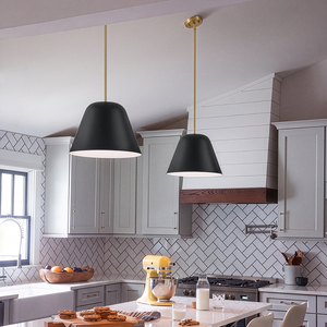 Madi 1L Large Pendant -83707LCB-BK