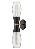 Livie 2L Large Sconce - 83902BK