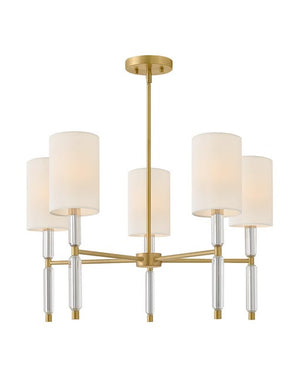 Anika 5L chandelier - 47615LCB