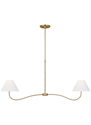 Laguna 2L linear chandelier - CC1712BBS