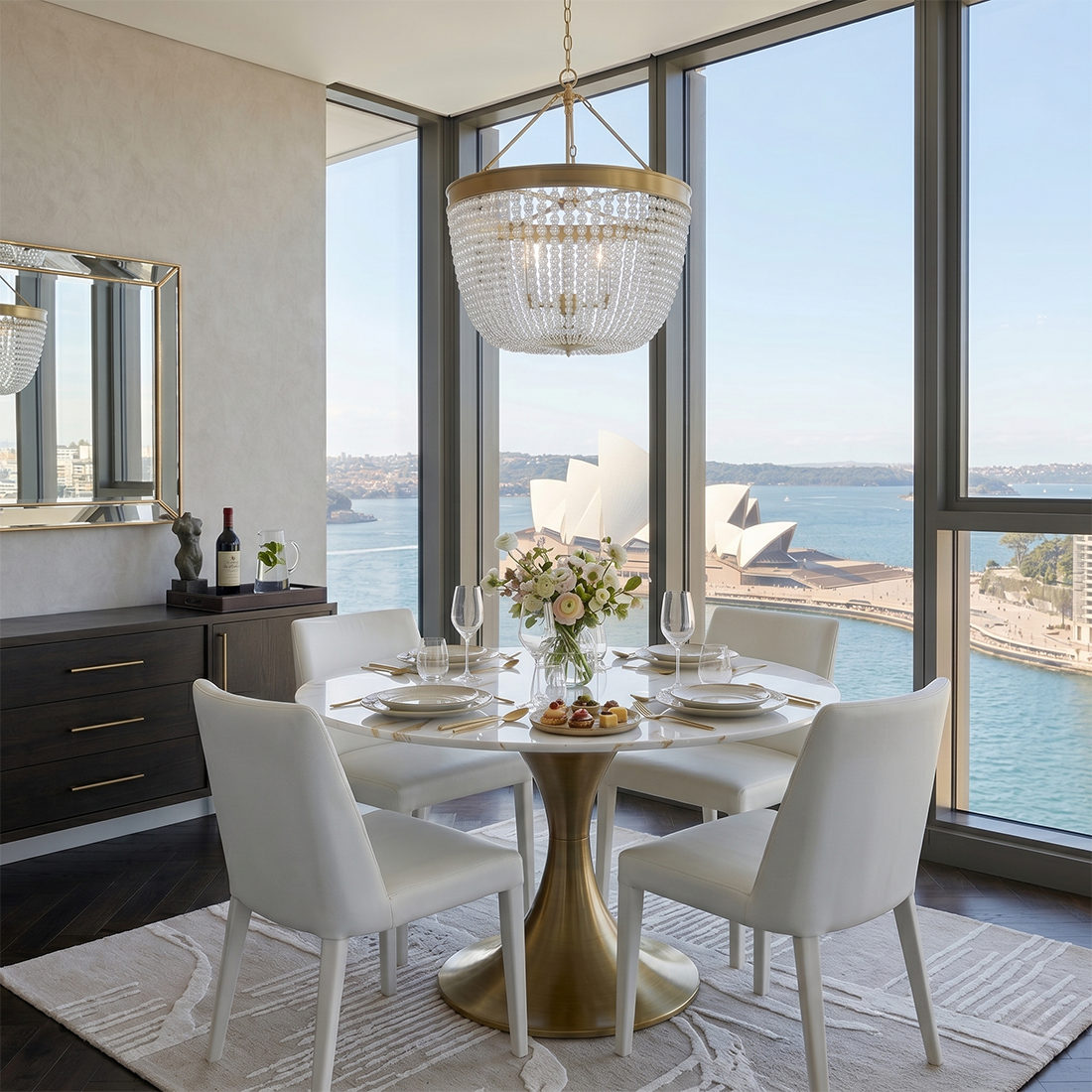 Summerhill 4L chandelier - CP1344BBS