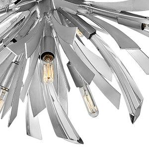 Vida 9L large semi-flush mount ceiling - FR40903GG