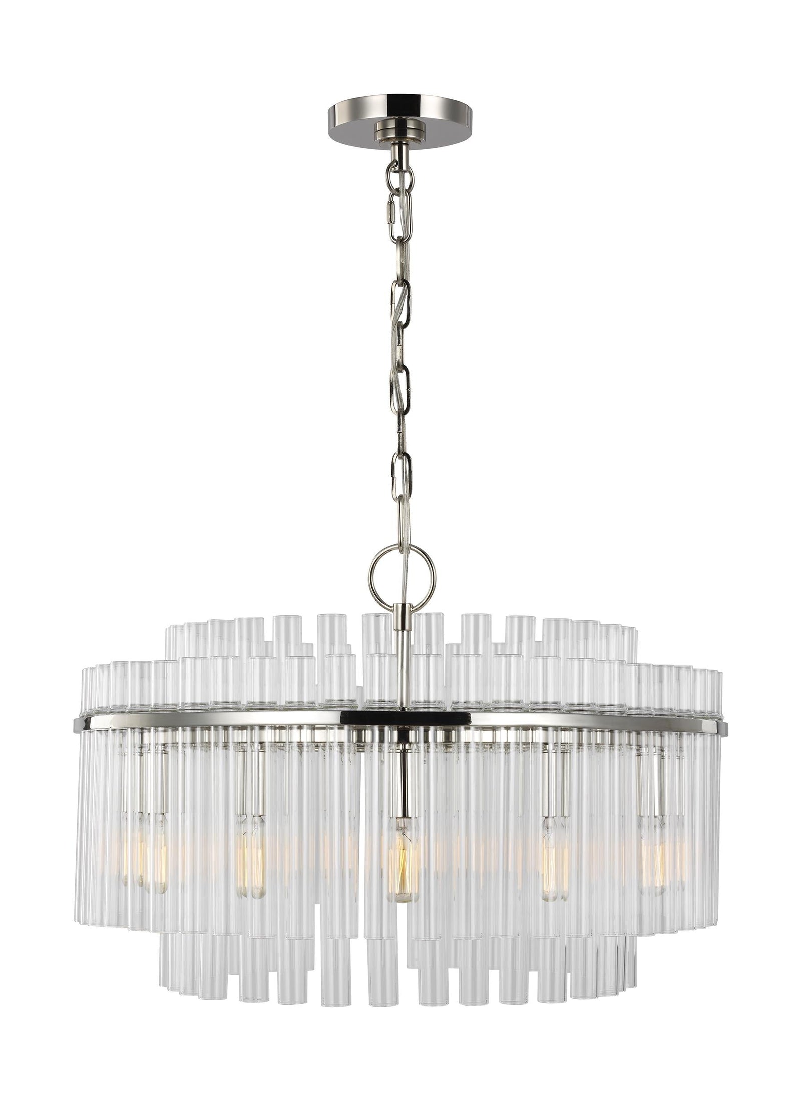 Beckett 12L chandelier - CC12812PN