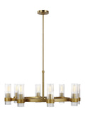 Geneva 8L chandelier - CC1378BBS *