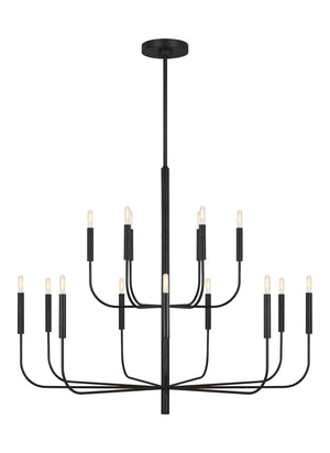 Brianna 15L two tier chandelier - EC10015AI