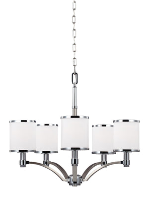 Prospect Park 5L Chandelier - F3084/5SN/CH
