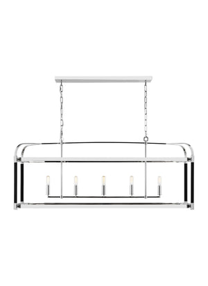Hadley 5L linear chandelier - LC1165PN