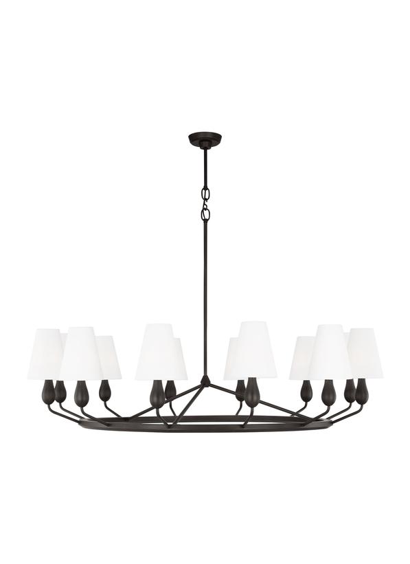 Ziba 12L Extra Large Chandelier - TC11712AI