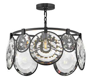 Nala 5L convertible chandelier / ceiling - FR31263BLK